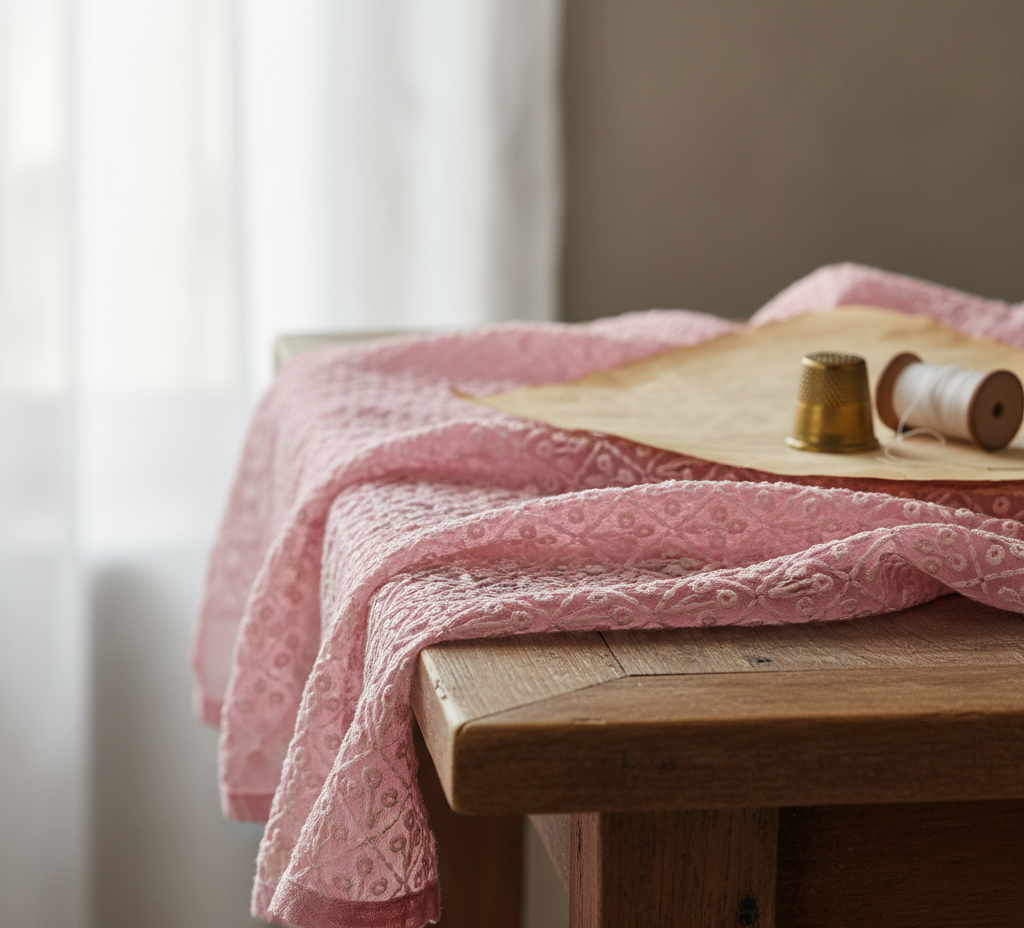 Chiffon Blush Shrug (3/4th Length)