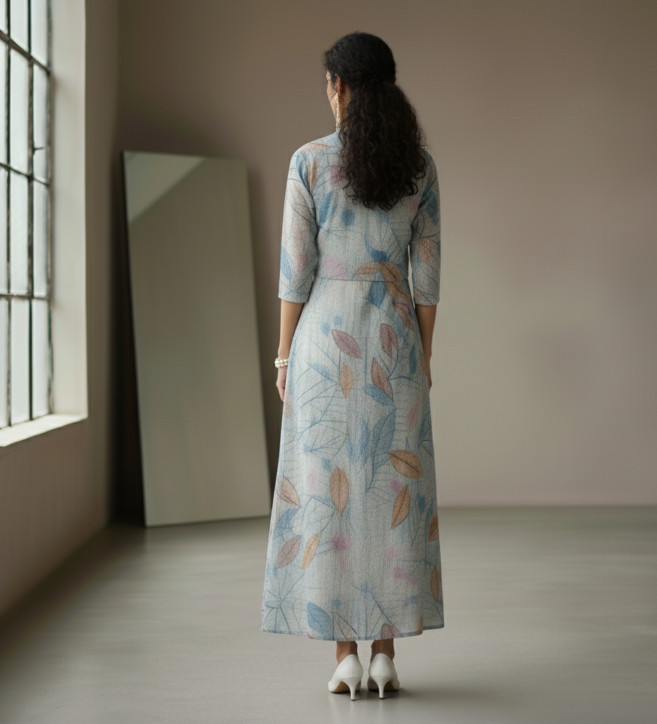 Sky Bloom Shrug (3/4th Length)