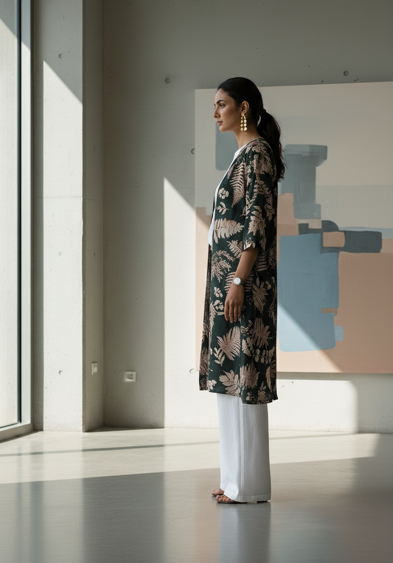 Emerald Evergreen Shrug (3/4th Length)