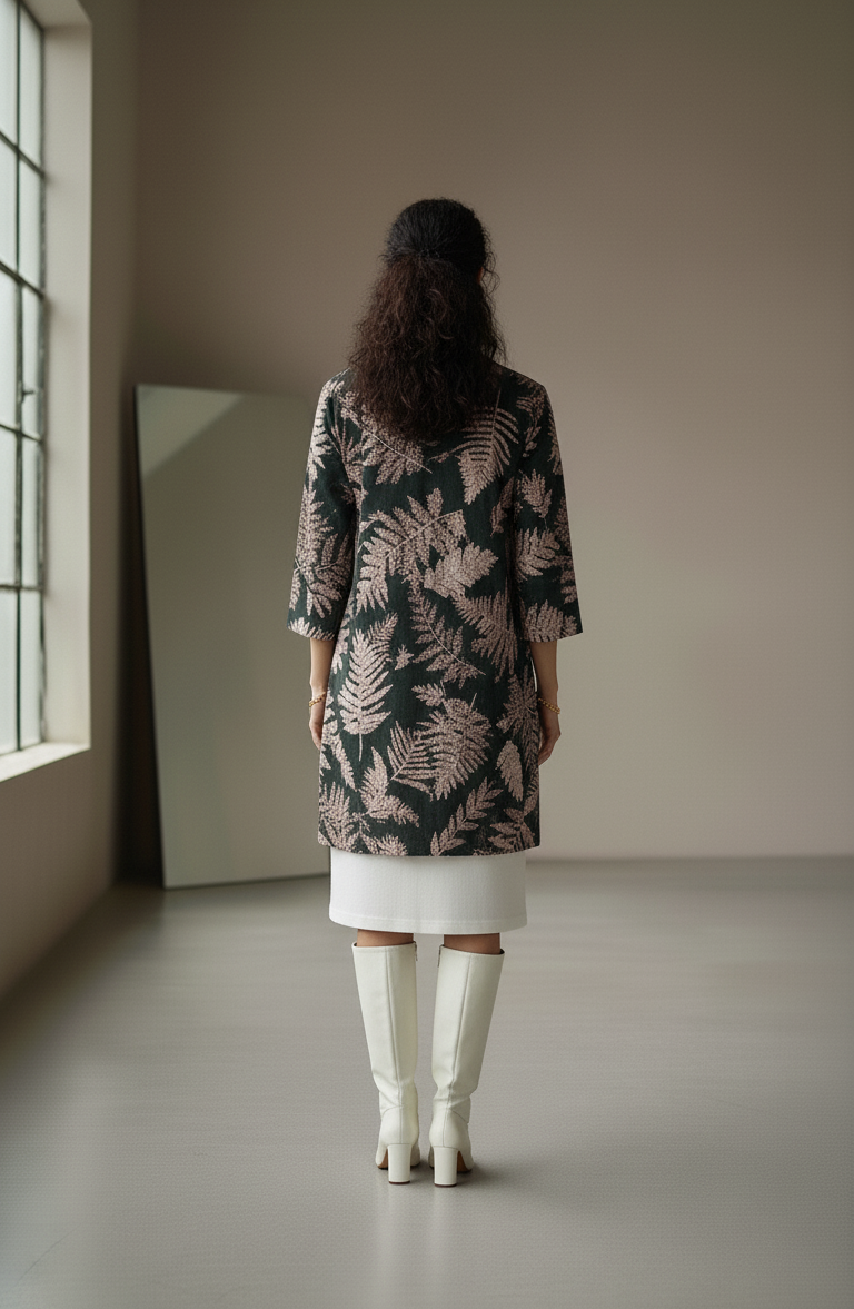 Emerald Evergreen Shrug (Knee Length)