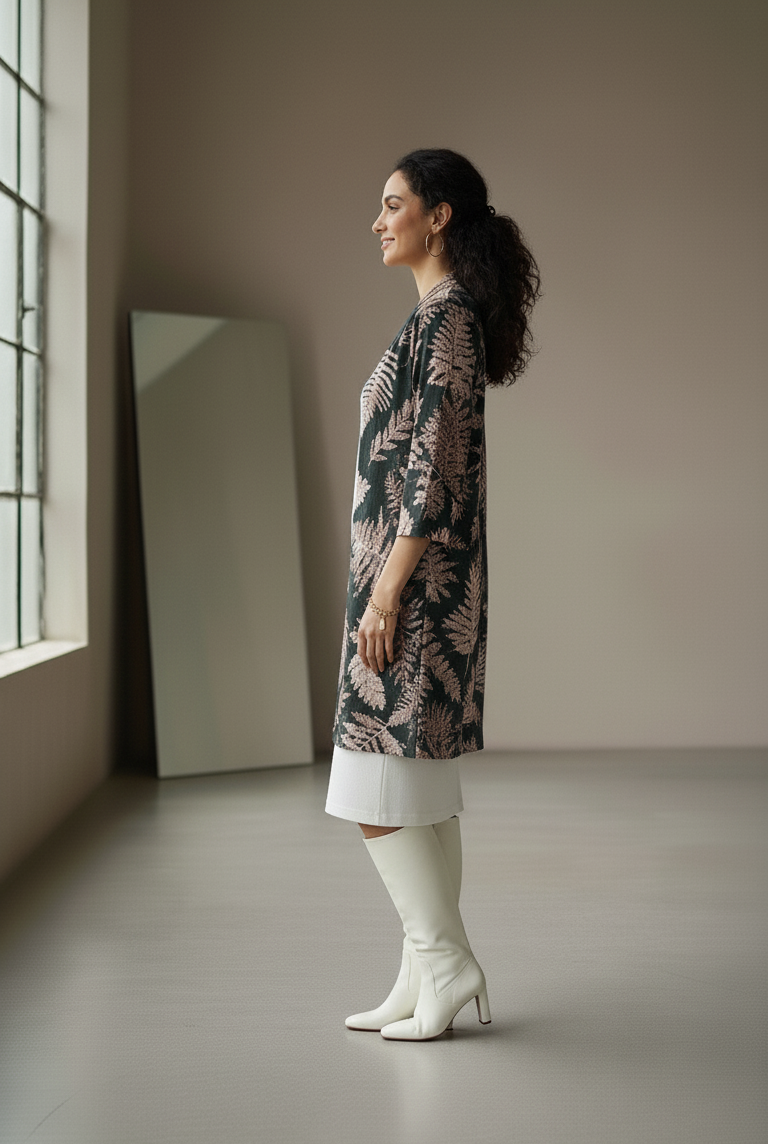 Emerald Evergreen Shrug (Knee Length)